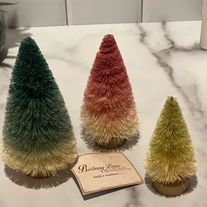 Mini pastel ombré trees by Bethany Lowe Designs